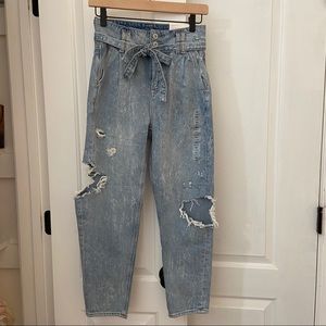 American Eagle Mom Jeans, 00 X-Short